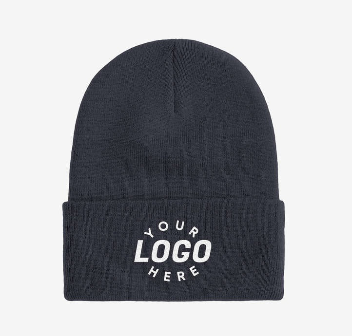 Embroidered Fleece-Lined Knit Hats