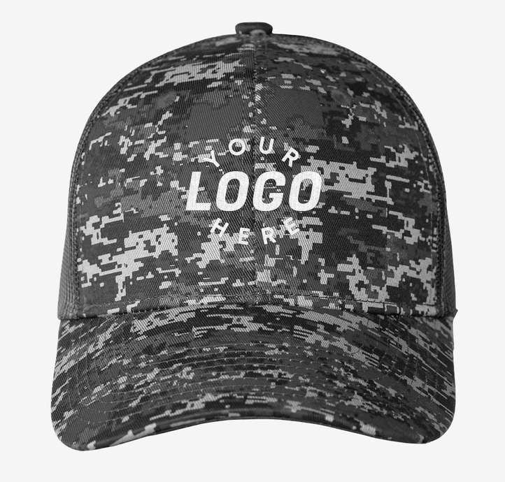 Digital Camo Snapback Trucker Hat