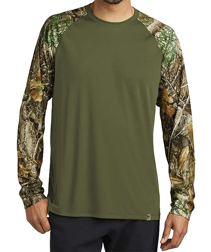 Colorblock Long Sleeve Performance Shirt