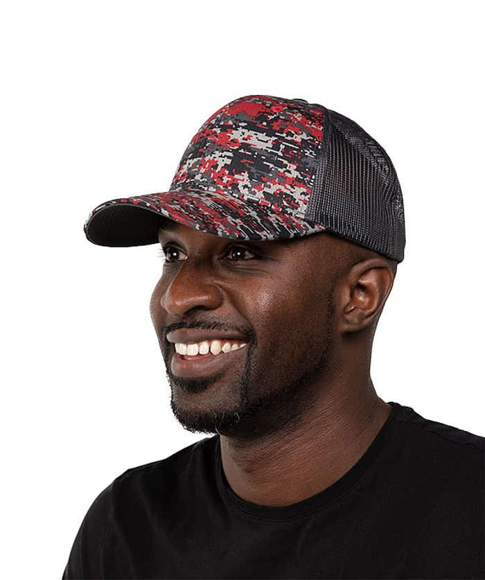 Digital Camo Snapback Trucker Hat