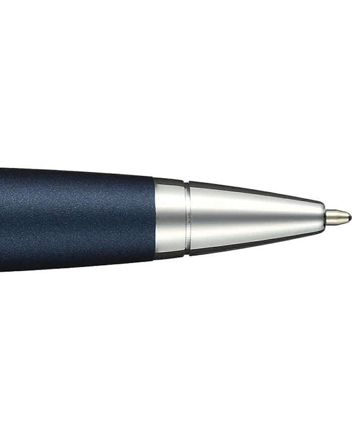 Laser Engraved Cross Calais Metallic Midnight Blue Ballpoint Pen (black ink)