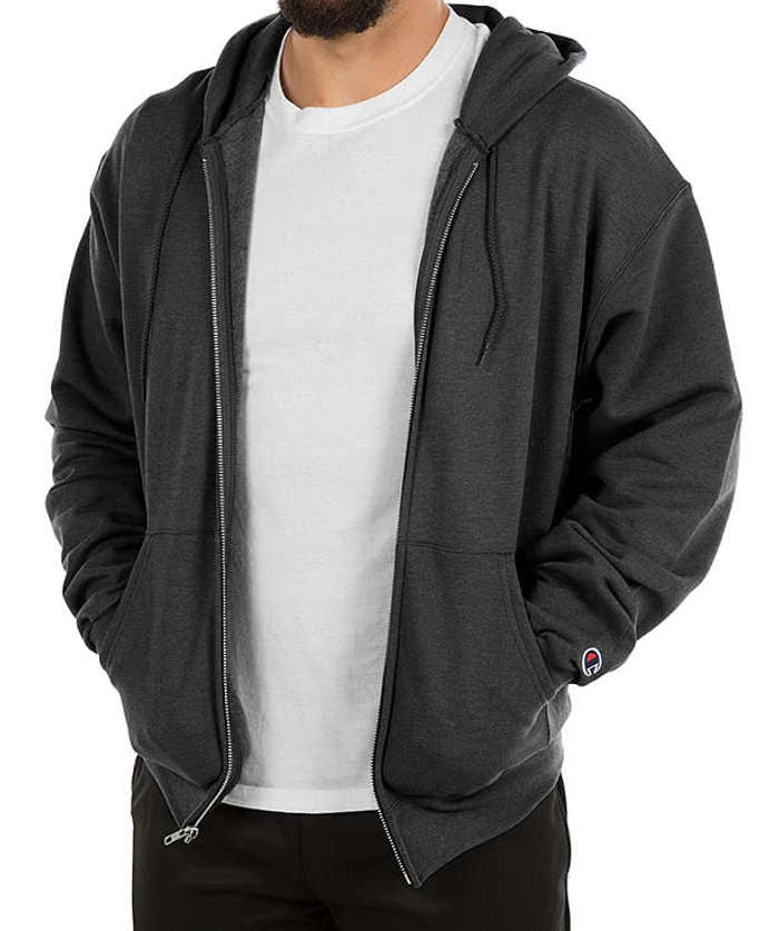 Embroidered Midweight Zip Hoodie