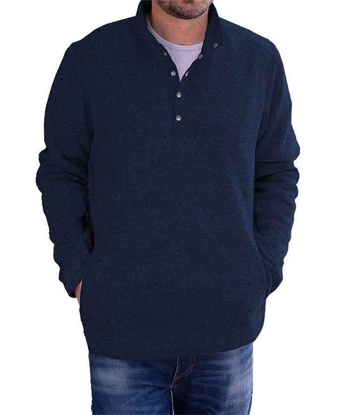 Casa Sweater Fleece Snap Pullover