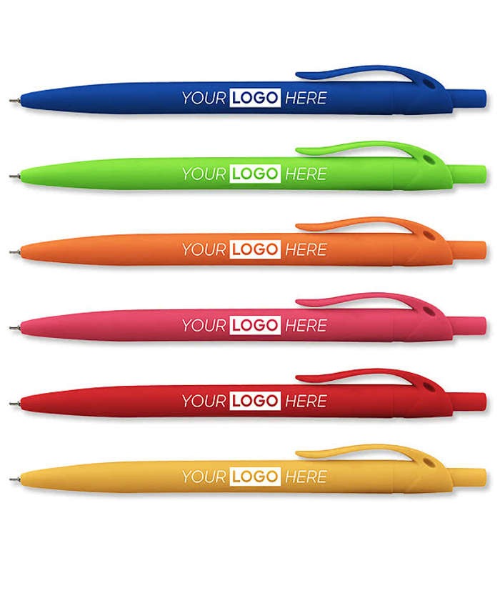 Sleek Write Rubberized Ballpoint Pen (black ink)
