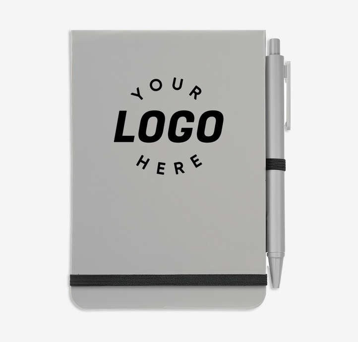 Full Color Reflections Hard Cover Notebook with Mirror and Pen