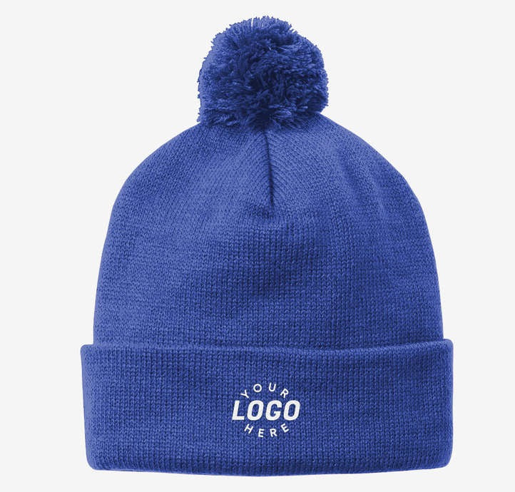 Solid Pom Pom Beanie