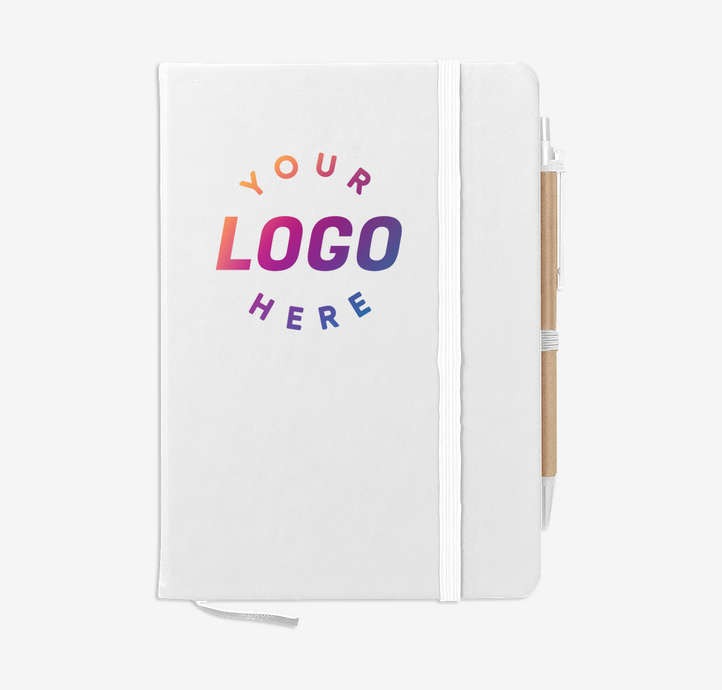 Full Color Hard Cover Notebook with Sticky Notes and Flags