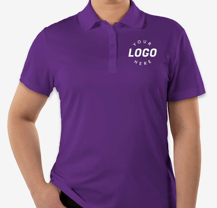 Women's Performance Pique Polo - Printed