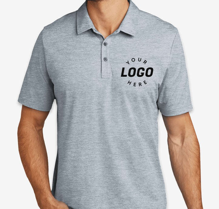 Oceanside Heather Performance Polo