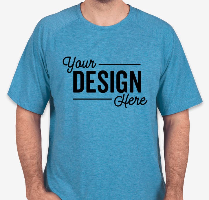 Tri-Blend Short Sleeve Raglan Performance Shirt
