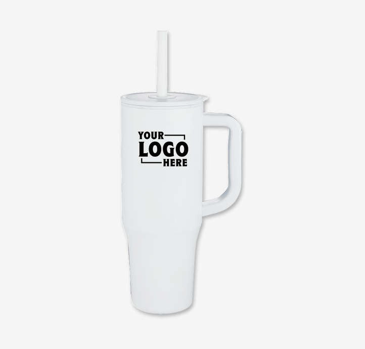 30 oz. Erie Stainless Steel Insulated Tumbler with Straw