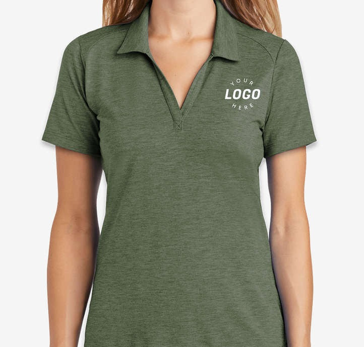 Women's Tri-Blend Performance Polo - Printed
