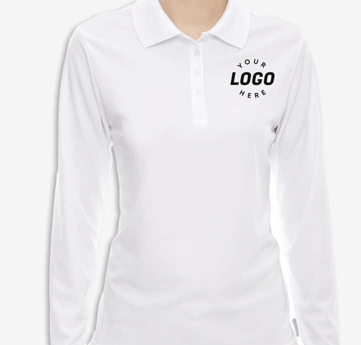 Women's Long Sleeve Performance Pique Polo