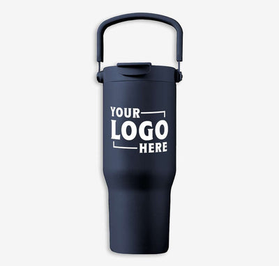 Full Color 30 oz. Carnival Stainless Steel Insulated Sip Or Swig Tumbler