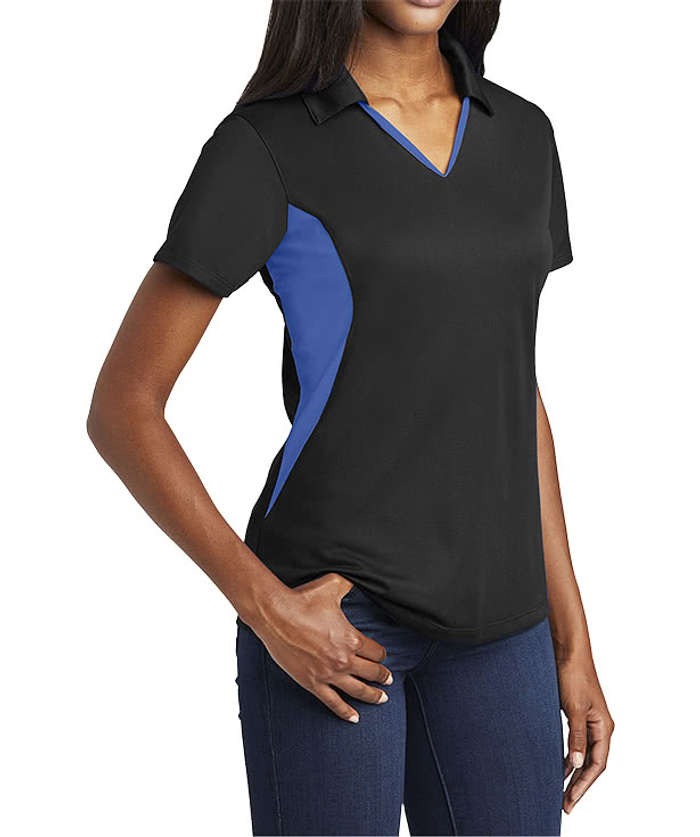 Women's Sport-Wick Colorblock Micro Pique Performance Polo