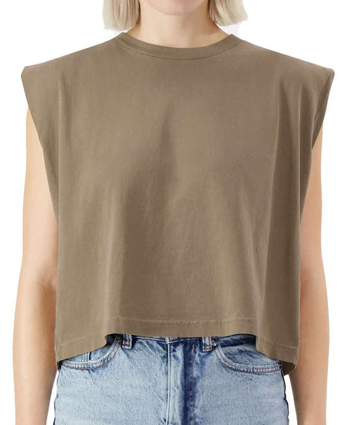 Women's Garment Dyed Boxy Muscle Tank