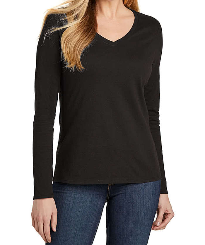 Women's V.I.T. Long Sleeve V-Neck T-shirt