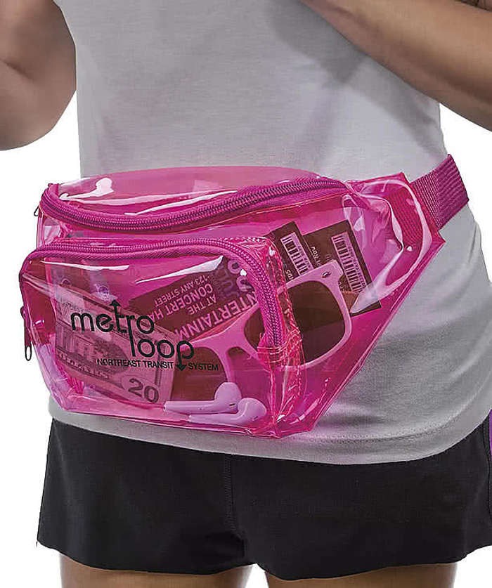 Full Color Translucent Fanny Pack