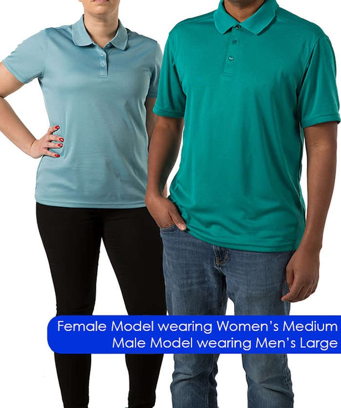 Spin Eco Performance Pique Polo - Embroidered