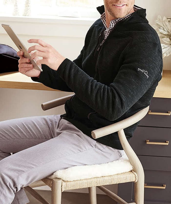 Stretch Sweater Fleece Jacket