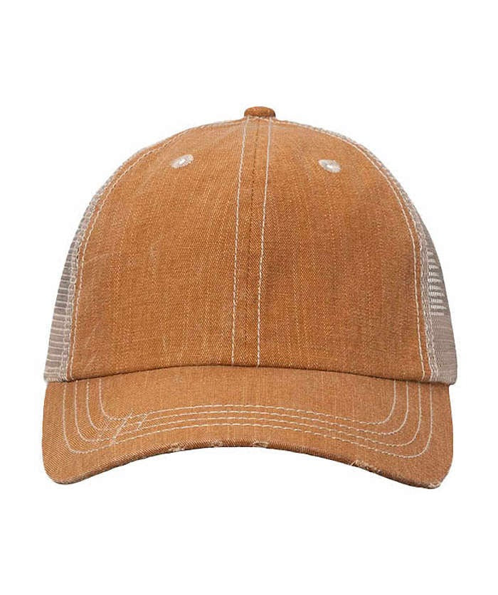 Valucap Contrast Stitch Trucker Hat