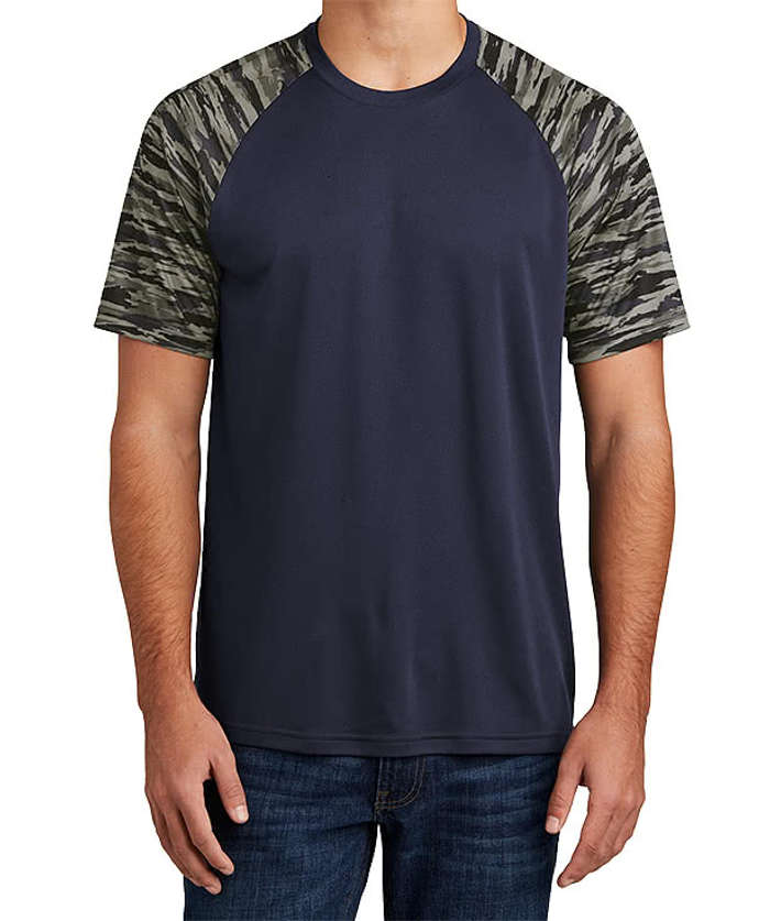 Drift Camo Colorblock Performance Shirt