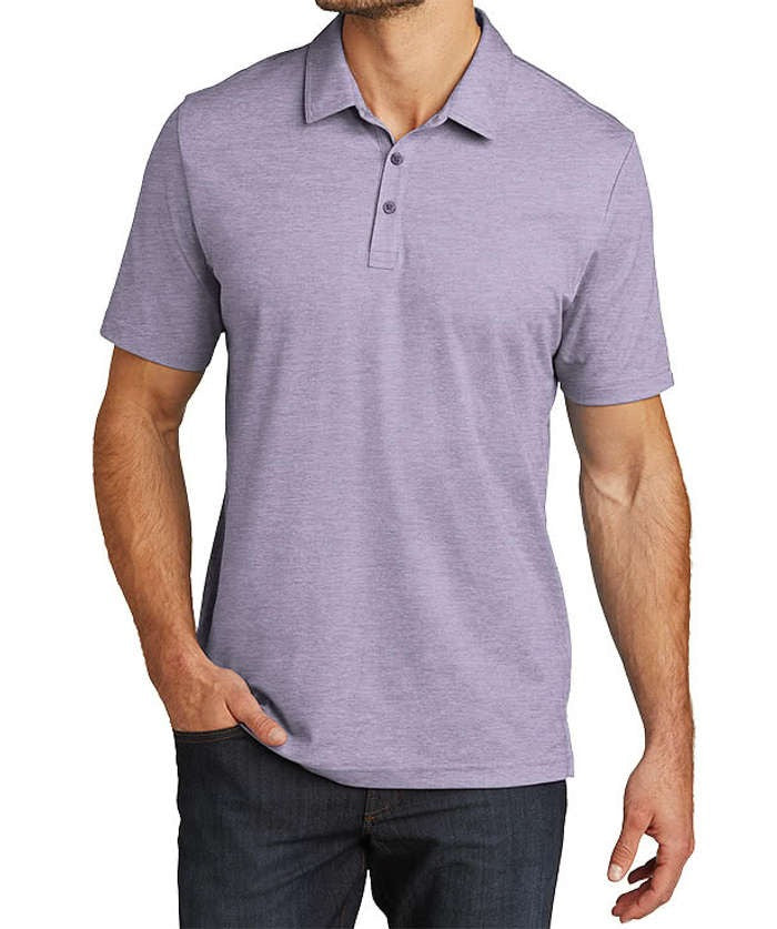 Oceanside Heather Performance Polo