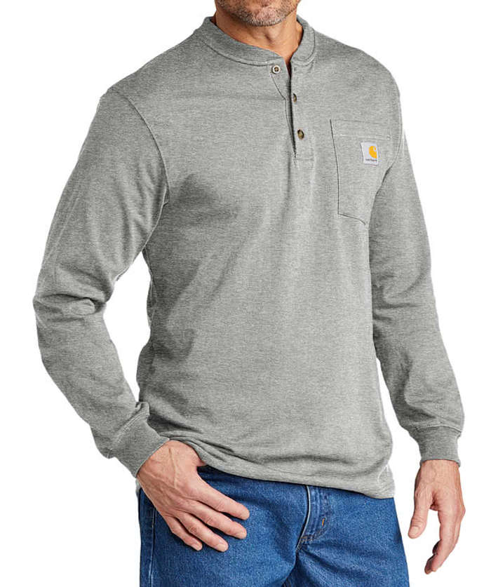 Long Sleeve Henley Shirt