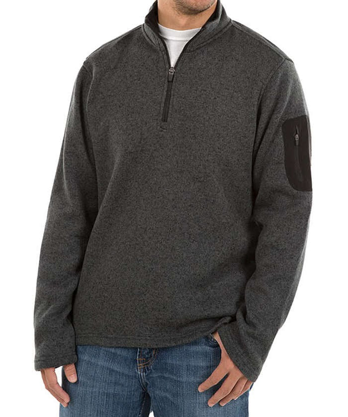 Ladies Quarter Zip Sweater Fleece Pullovers