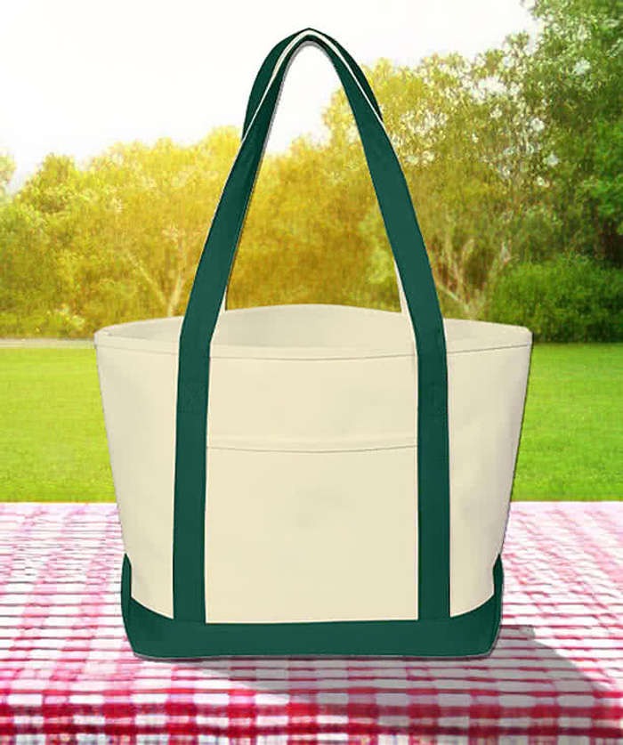Starboard Large Cotton Canvas Tote Bag