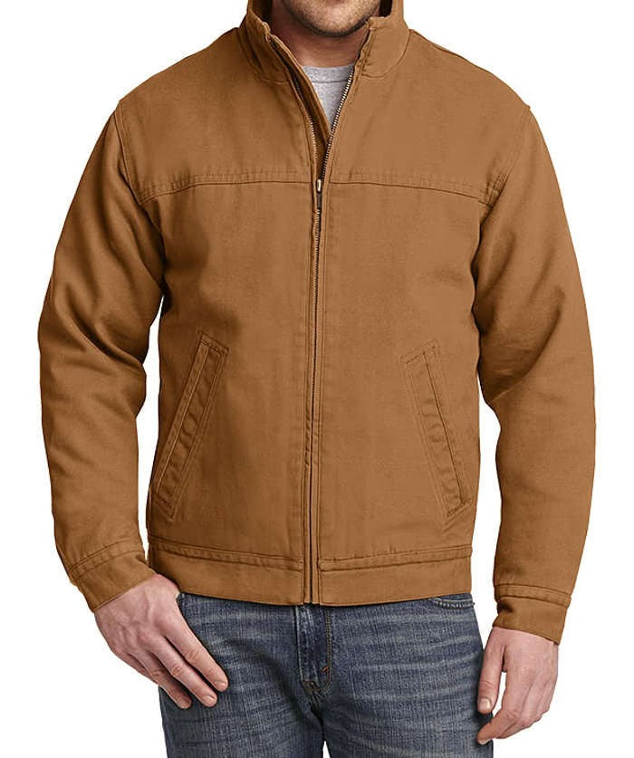 Duck Cloth Flannel-Lined Work Jacket