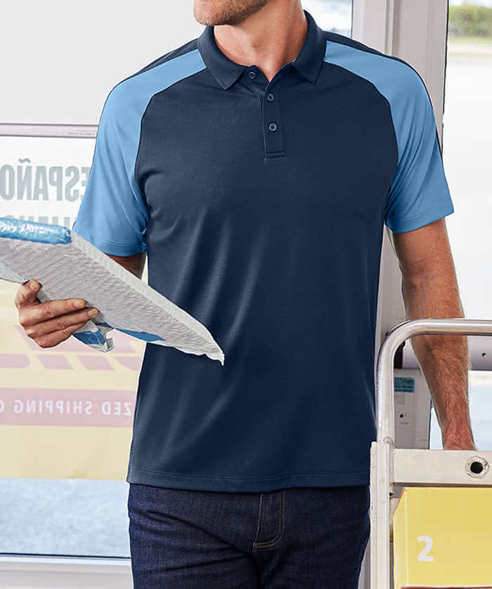Wearever Colorblock Performance Pique Polo
