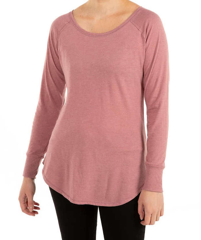 Women's Tri-Blend Long Sleeve Tunic T-shirt