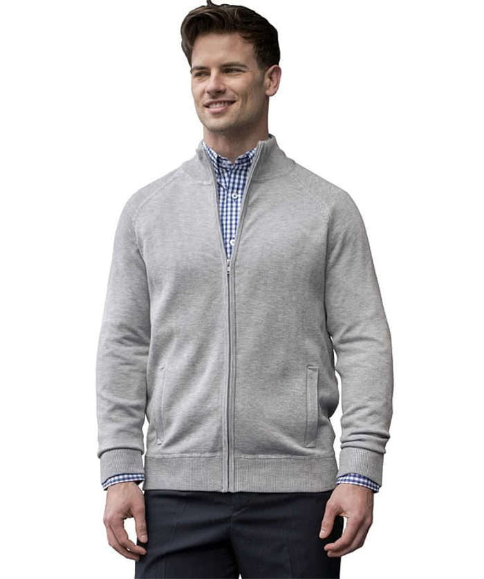 Lightweight Full Zip Sweater Jacket