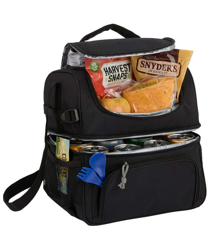 Two Tier Recycled 12 Can Lunch Cooler