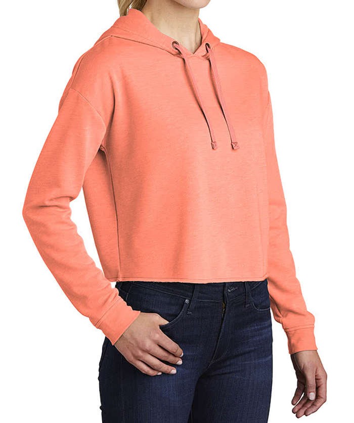 Women's Tri-Blend Performance Cropped Hoodie