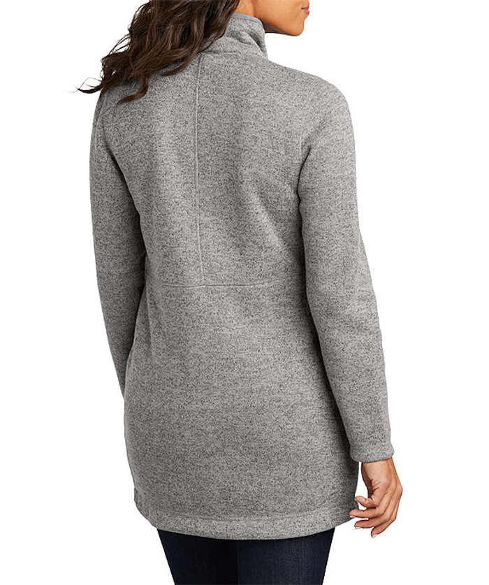 Women's Arc Long Sweater Fleece Jacket