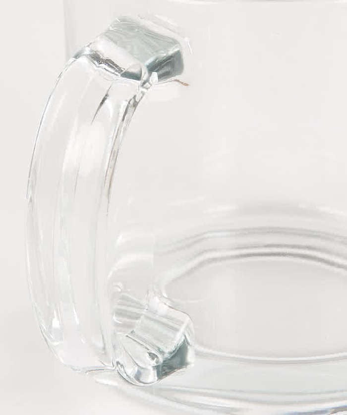 13 oz. Clear Glass Coffee Mug