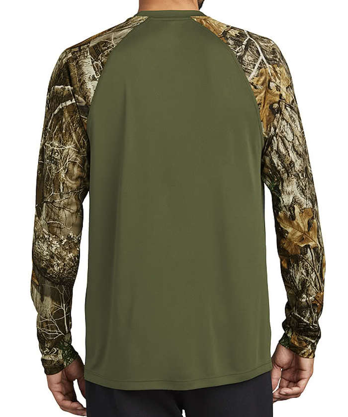 Colorblock Long Sleeve Performance Shirt