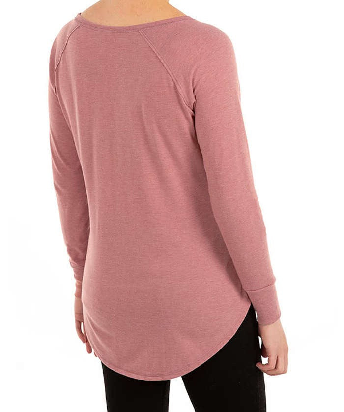 Women's Tri-Blend Long Sleeve Tunic T-shirt