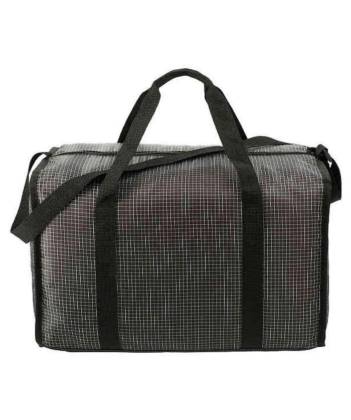 Grid Boxy Duffel Bag