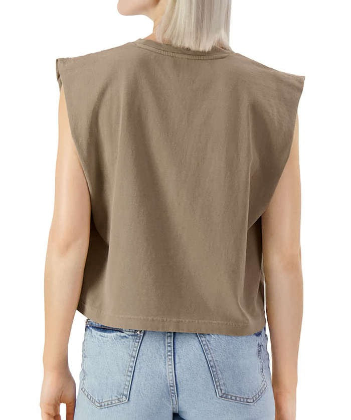 Women's Garment Dyed Boxy Muscle Tank