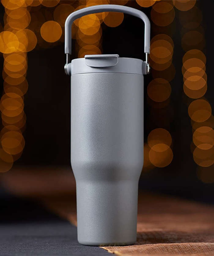 Full Color 30 oz. Carnival Stainless Steel Insulated Sip Or Swig Tumbler