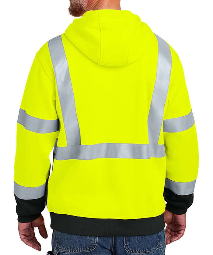 Class 3 Heavy-Duty Fleece Safety Pullover Hoodie