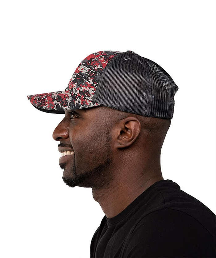 Digital Camo Snapback Trucker Hat