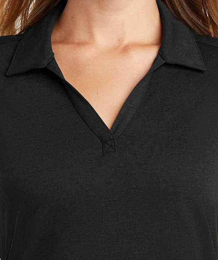 Women's Tri-Blend Performance Polo - Printed