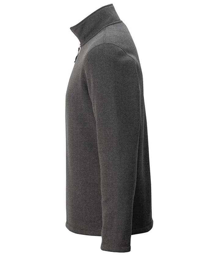 Herringbone Quarter Zip Fleece Jacket