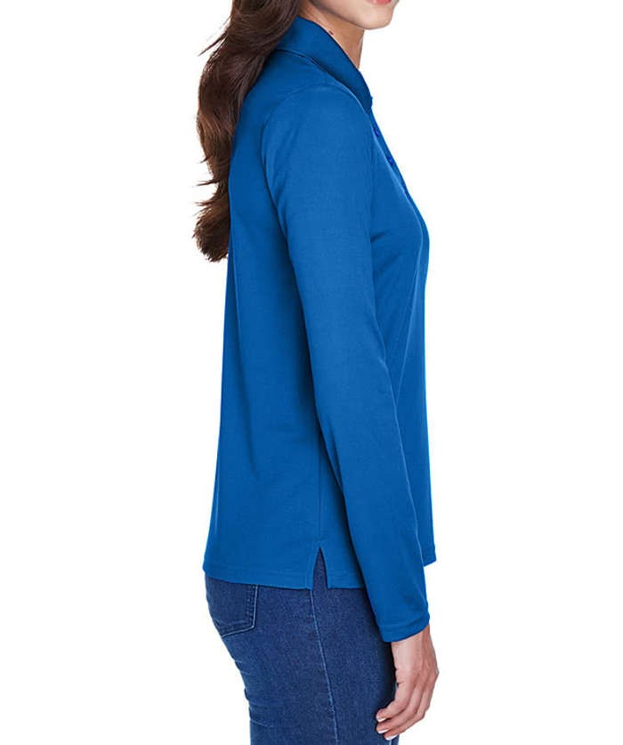 Women's Long Sleeve Performance Pique Polo