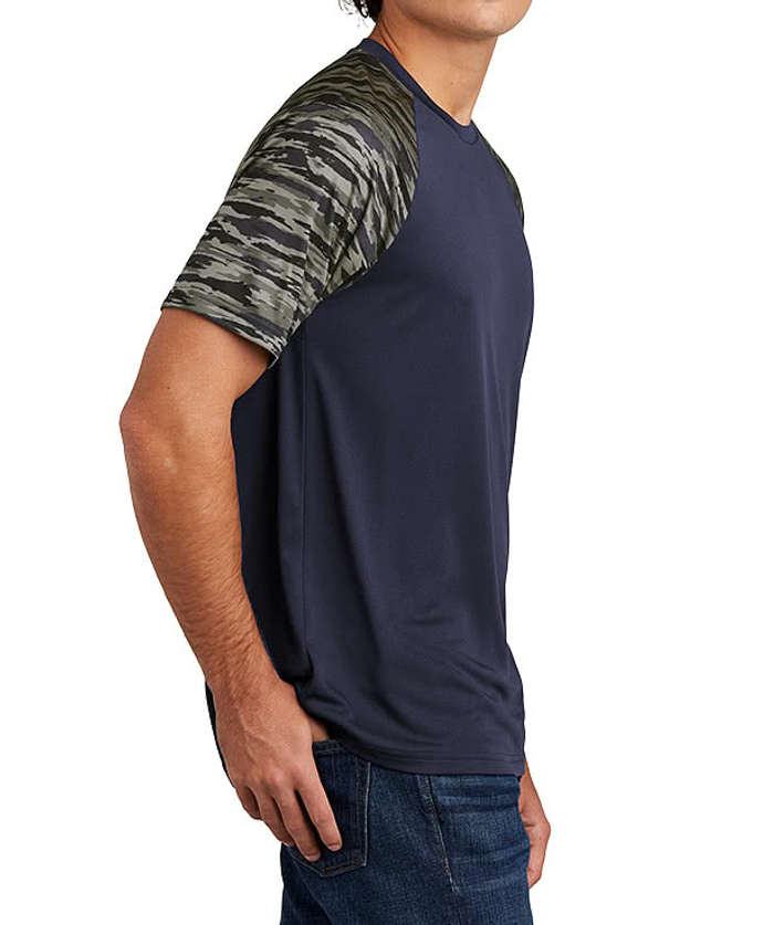 Drift Camo Colorblock Performance Shirt