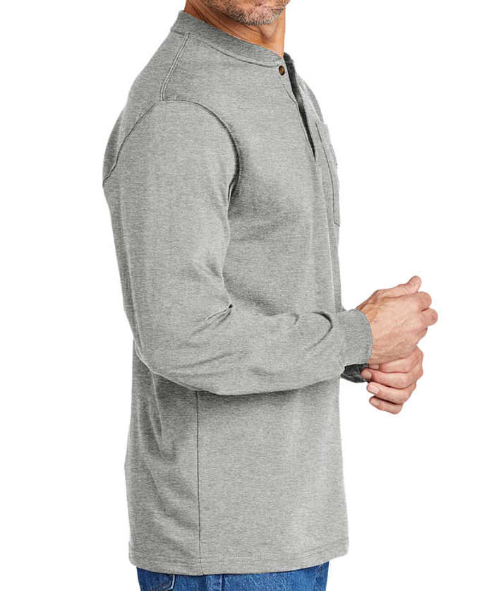 Long Sleeve Henley Shirt